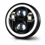 Eagle Lights 5.75 Led Headlight W Halo Ring Harley-davidson / Indian Scout. Fixed Price $149.99.