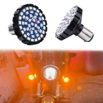 Led 1157 Turn Signal Running Tail Lights Bulbs Dual Color White/amber For Harley. Fixed Price $25.92.