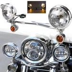 For Harley Softail Fatboy Honda Passing Spot Fog Light Bar W/ Turn Signals Lamp. Fixed Price $44.95.