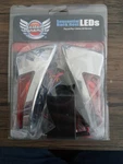 Harley Touring Sequential Pak Seat Back Rest Led Lights Custom Dynamics Red. Fixed Price $159.95.