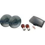 Kuryakyn Smoke Front Turn Signal & Rear Fender Tip Lens Kit W/red Bulbs (4995). Fixed Price $53.15.