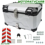 All-carb 65L Silver Motorcycle Tour Tail Box & Security Lock Waterproof Top Case. Fixed Price $99.75.