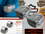 Oem Harley Trike Glide Lamp With Kuryakyn Cover Visor. Fixed Price $249.95.