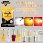 Auxbeam Led Turn Signal Light Bulbs White Amber Red 3156 3157 7440 1156 1157 T10. Fixed Price $13.49.