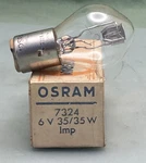 New Genuine Osram 7324 Bulb 6V35/35W For Honda XR200R, XR250R,XR350R. Fixed Price $32.88.