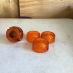 Harley Davidson Lot HD-2 Amber Lens Sae DP85 (3) & (1)TURN Signal. Fixed Price $40.00.