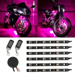Ledglow 6PC Pink Motorcycle Neon Underglow Accent Flexible Lights Kit. Fixed Price $39.97.