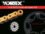 Yamaha YZF-R6 / 03-09 Vortex 520 Chain And Sprocket Kit 15-50 Tooth CKG6317. Fixed Price $226.06.