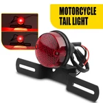 Round Motorcycle Led Brake Tail Light Red For Harley Chopper Bobber Cafe Racer. Fixed Price $12.34.