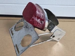 Harley Fx Tail Light Mount Assembly License Plate Bracket 59993-80 Oem. Fixed Price $59.99.