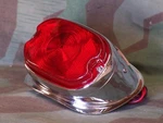 Panhead, Shovelhead, Sportster Chrome Taillight. 12 Volt, 55 - 72. Fixed Price $45.00.