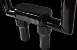 Choppers LA-7446-04B Risers Hefty W/top 4" Bk. Fixed Price $205.20.