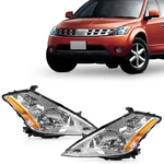 Left & Right Pair Halogen Headlights Headlamps For Nissan Murano 2003-2007. Fixed Price $120.00.
