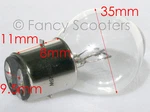 Light Bulb (dual Filament) 56V 25W/25W For Electric Bikes. Fixed Price $8.99.