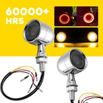 Motorcycle Led Bullet Blinker Chrome Brake Turn Signal Light For Harley Bobber. Fixed Price $24.69.