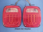Custom Red Led Tail Lights With License Plate. Fixed Price $169.99.