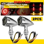 Motorcycle Chrome Led Bullet Turn Signal Running Tail Lights For Harley 2-6X. Fixed Price $25.99.