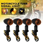 2PCS Mini Bullet Turn Signals Amber Lights For Motorcycle Harley Chopper Bobber. Fixed Price $24.69.
