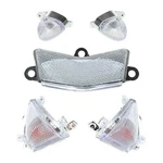 Led Tail Light+bulb Front+lens Rear Turn Signal Fit 04-05 Ninja ZX-10R Clear. Fixed Price $131.00.