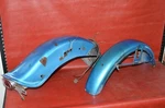 Vtg Harley Davidson Steel Rear & Front Fender 58-96 Set Softail Bobtail Panhead. Fixed Price $275.00.