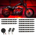 Ledglow 10PC Red Motorcycle Neon Underglow Accent Flexible Lights Kit. Fixed Price $95.99.