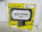 Cycle Visions Mount License Plate Holder 86-04XL Black CV4602BH. Fixed Price $33.24.