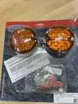 Kuryakyn Flat Front Signal Led Lights For Harley Davidson. Fixed Price $108.00.