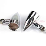 Motorcycle Chrome Bullet Blinker Turn Signal Light Bobber Chopper Cruiser Amber. Fixed Price $19.45.