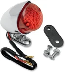 Drag Specialties Taillight Bobber Red Lens Chrome 2-1/8" Die-cast 12V 2010-0563. Fixed Price $77.99.