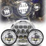 Chrome 7" Led Headlight 4.5" Passing For Harley Davidson Touring Road King. Fixed Price $60.99.