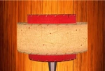 Atomic Lamp Shade / 3 Tier Fiberglass Hand Made 11241. Fixed Price $150.00.