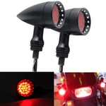 Motorcycle Led Turn Signal Lights Blinker Indicator Lamps For Harley Bobber Cafe. Fixed Price $17.79.