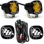 Baja Designs S1 Led Lights Pair Amber Wide Cornering, Rock Guards, Wire Harness. Fixed Price $277.85.
