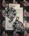 Custom Dynamics Red/red/smoke Chrome Led Turn Signals P# 2060-0440. Fixed Price $109.00.
