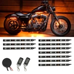 Ledglow 10PC Orange Motorcycle Neon Underglow Accent Flexible Lights Kit. Fixed Price $95.99.
