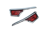 Kuryakyn Passenger Armrest Trim With Led Turn Signal Accents Fits Honda Goldwing. Fixed Price $220.99.