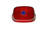 Red Blue Dot Taillight Lens For 1973-1998 Harley Davidson. Fixed Price $23.95.