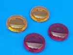 Harley-davidson Oem Bullet Turn Signal Lenses Red Amber 67800645 67800642. Fixed Price $9.99.
