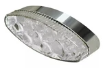 Open Box Bike-it Universal Chrome Tribe Clear Led Motorcycle Rear Tail Light. Fixed Price $18.74.