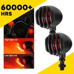 2X Motorcycle Turn Signal Blinker Indicator Light Red Front Rear Universal 12V. Fixed Price $17.09.