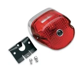 Harley Davidson Chrome Laydown Taillight Assembly With Blue Dot Drag DS-272199. Fixed Price $97.32.