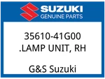 Suzuki Oem Part 35610-41G00 Lamp Unit, Rh. Fixed Price $42.24.