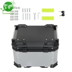 Motorcycle Luggage Waterproof Tail Box Scooter Trunk Storage Top Case 45L. Fixed Price $74.77.