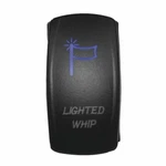 Dragonfire Racing Laser-etched Dual Led Switches Lighted Whip On/off, Blue. Fixed Price $16.99.