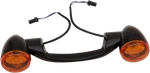 Drag Specialties Black Rear Turn Signal Kit For 99-19 Harley Touring Softail Cvo. Fixed Price $272.80.