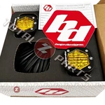 Baja Designs Pair S1 Led Amber Wide Cornering Fog Pod Lights, Brackets, Wiring. Fixed Price $255.95.