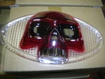 Harley Custom Chopper Bobber Cateye 3 Skull Taillight Lens Red & Clear. Fixed Price $22.49.