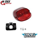 Drag Specialties DS-272198 Red Laydown Taillight Assembly For Top Tag Harley. Fixed Price $94.59.