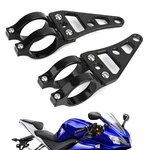 Universal 41MM Headlight Mount Bracket Fork Ear Chopper Cafe Racer Black. Fixed Price $28.55.