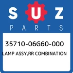 35710-06G60-000 Suzuki Lamp Assy,rr Combination 3571006G60000, New Genuine Oem. Fixed Price $194.95.